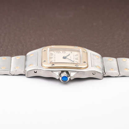 Cartier Santos Galbée Lady PM Quartz Bi-Color Full Set Ref. 1057930 from 1993