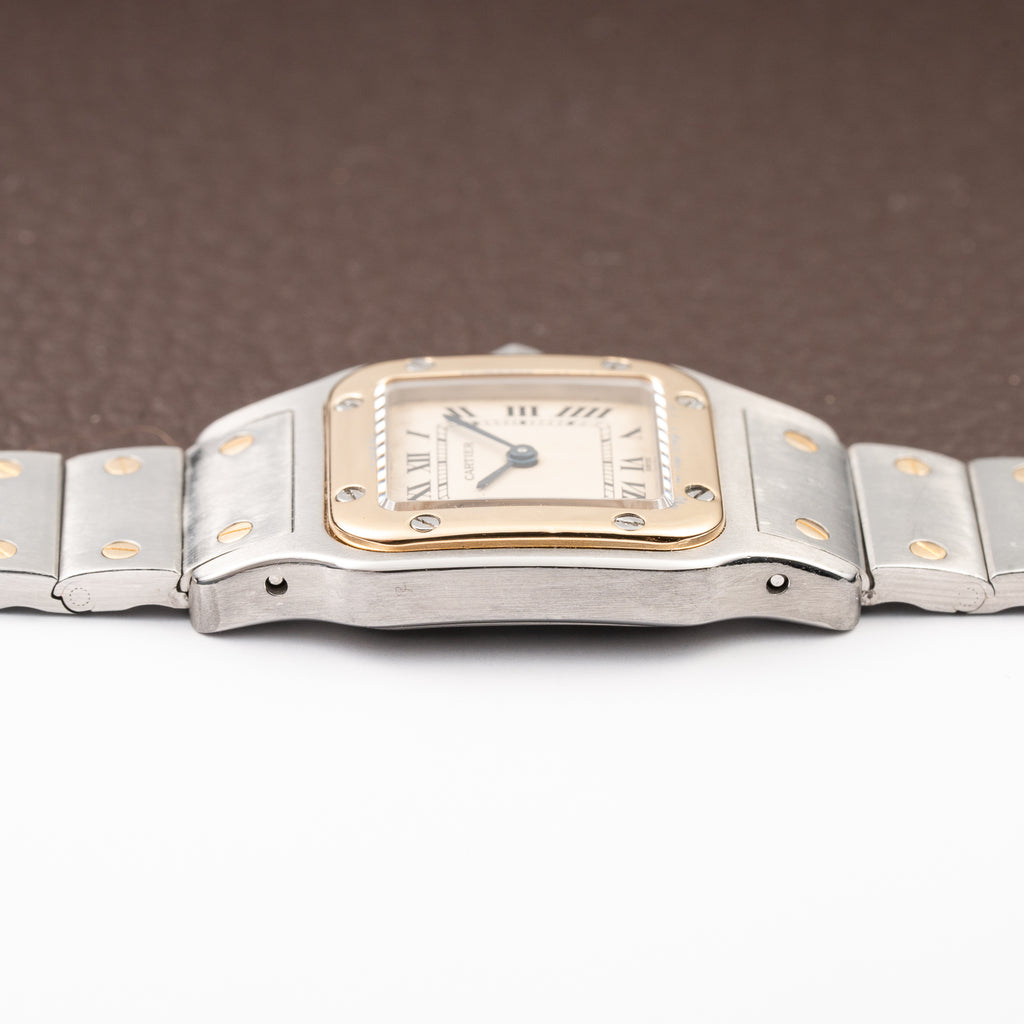 Cartier Santos Galbée Lady PM Quartz Bi-Color Full Set Ref. 1057930 from 1993