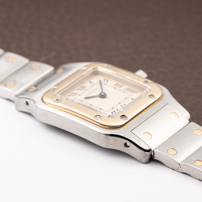 Cartier Santos Galbée Lady PM Quartz Bi-Color Full Set Ref. 1057930 from 1993