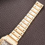Cartier Santos Galbée Moonphase “Or Massif” 18K Yellow Gold Ref 819901 from 1980s