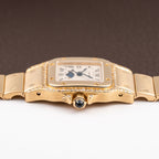 Cartier Santos Phase de Lune Or Massif Factory Diamond Set 18k gold
