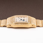 Cartier Santos Phase de Lune Or Massif Factory Diamond Set 18k gold