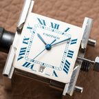 Cartier Santos Galbée Quartz GM 1990s Ref 987901 from 1990s