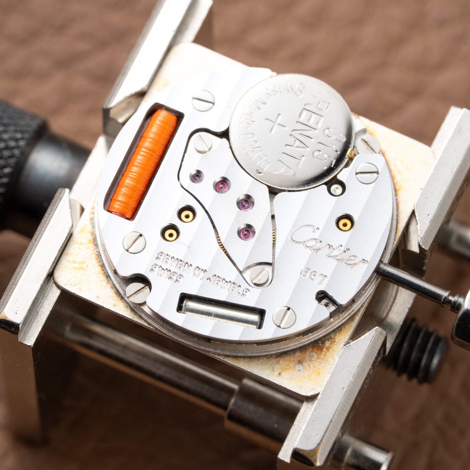 Cartier Santos Galbée Quartz GM 1990s Ref 987901 from 1990s