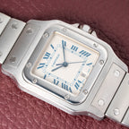 Cartier Santos Galbée Quartz GM 1990s Ref 987901 from 1990s