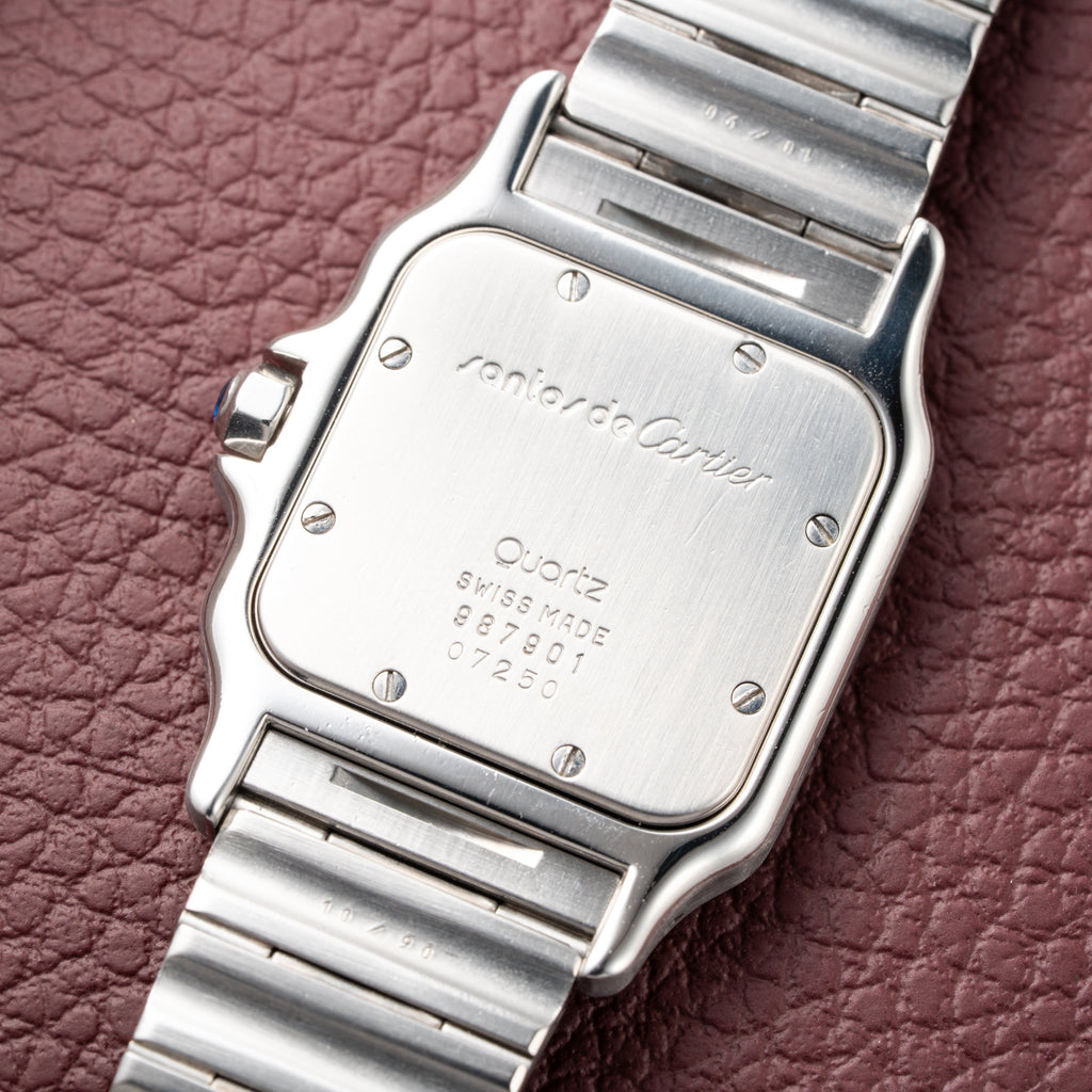 Cartier Santos Galbée Quartz GM 1990s Ref 987901 from 1990s