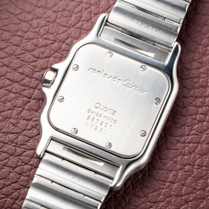 Cartier Santos Galbée Quartz GM 1990s Ref 987901 from 1990s