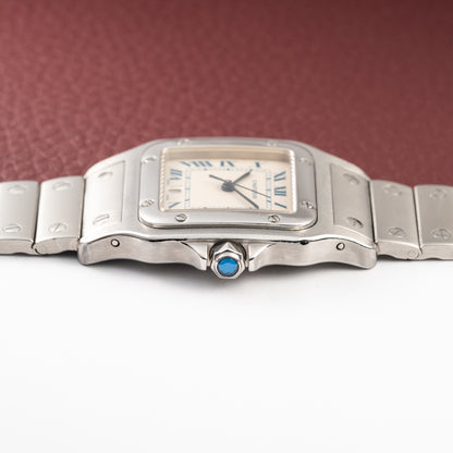 Cartier Santos Galbée Quartz GM 1990s Ref 987901 from 1990s