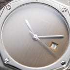 Cartier Santos Octagon Slate “Ghost” Dial Automatic GM Ref. 2965 from 1980s