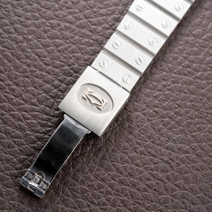 Cartier Santos Octagon Slate “Ghost” Dial Automatic GM Ref. 2965 from 1980s