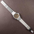 Cartier Santos Octagon Slate “Ghost” Dial Automatic GM Ref. 2965 from 1980s