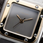 Cartier Santos Carrée Ghost Dial 'Swiss' Automatic Gold & Steel Ref. 0902 from 1980s