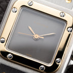 Cartier Santos Carrée Ghost Dial 'Swiss' Automatic Gold & Steel Ref. 0902 from 1980s