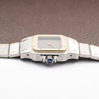 Cartier Santos Carrée Ghost Dial 'Swiss' Automatic Gold & Steel Ref. 0902 from 1980s