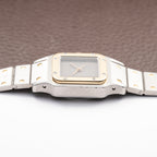Cartier Santos Carrée Ghost Dial 'Swiss' Automatic Gold & Steel Ref. 0902 from 1980s