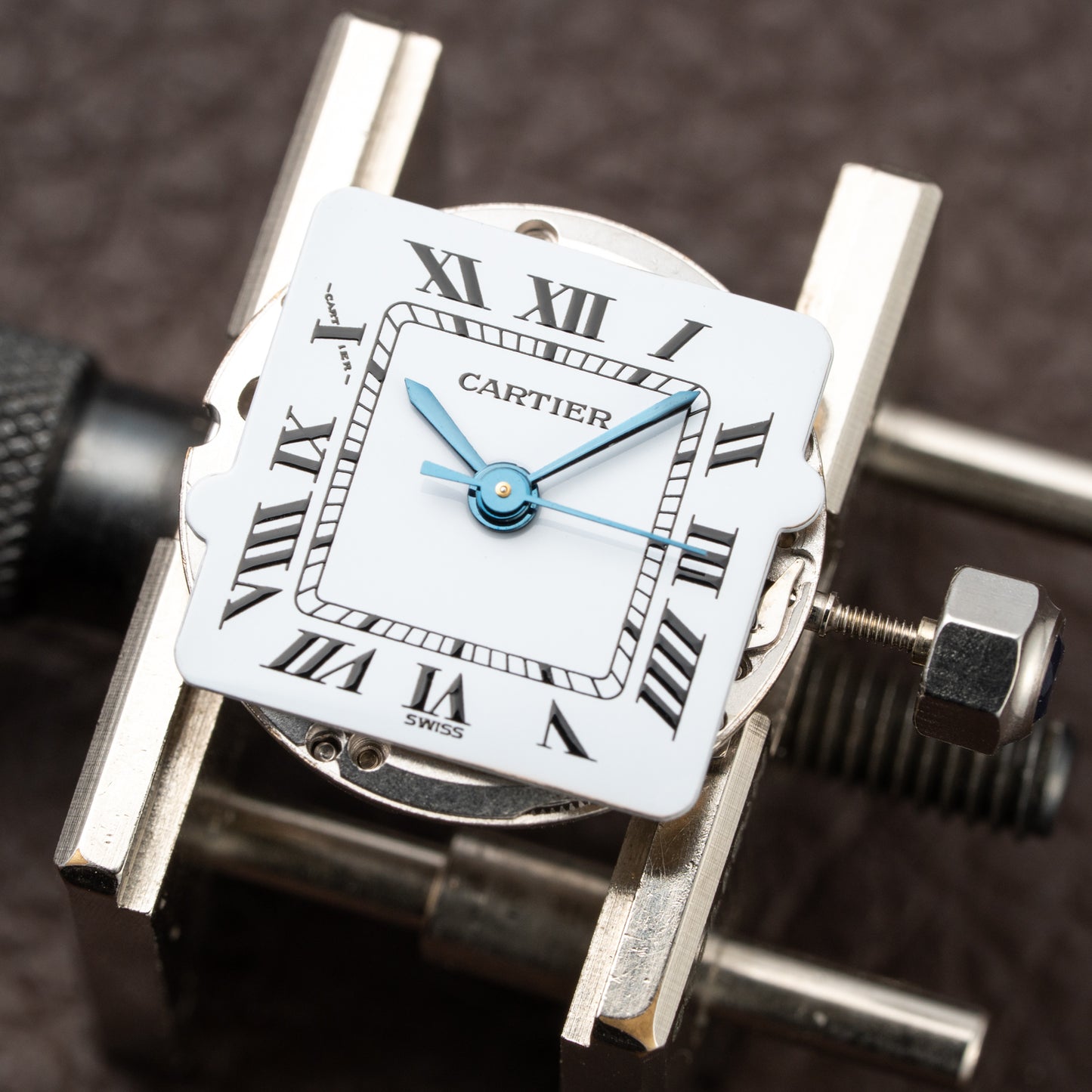 Cartier Santos 'Lady' Automatic Steel PM Full Set 'Unworn' Ref. 0901 from 1987