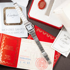 Cartier Santos 'Lady' Automatic Steel PM Full Set 'Unworn' Ref. 0901 from 1987