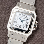 Cartier Santos 'Lady' Automatic Steel PM Full Set 'Unworn' Ref. 0901 from 1987