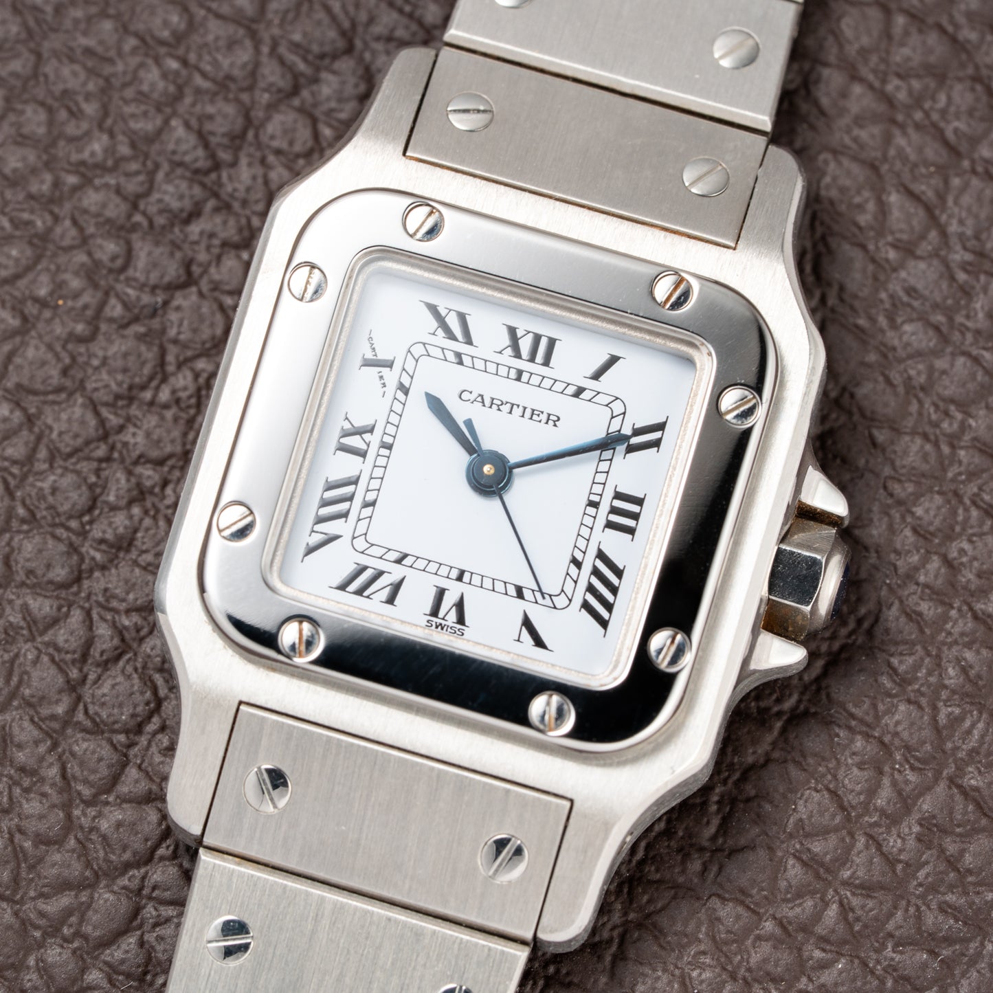 Cartier Santos 'Lady' Automatic Steel PM Full Set 'Unworn' Ref. 0901 from 1987
