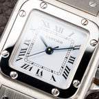 Cartier Santos 'Lady' Automatic Steel PM Full Set 'Unworn' Ref. 0901 from 1987