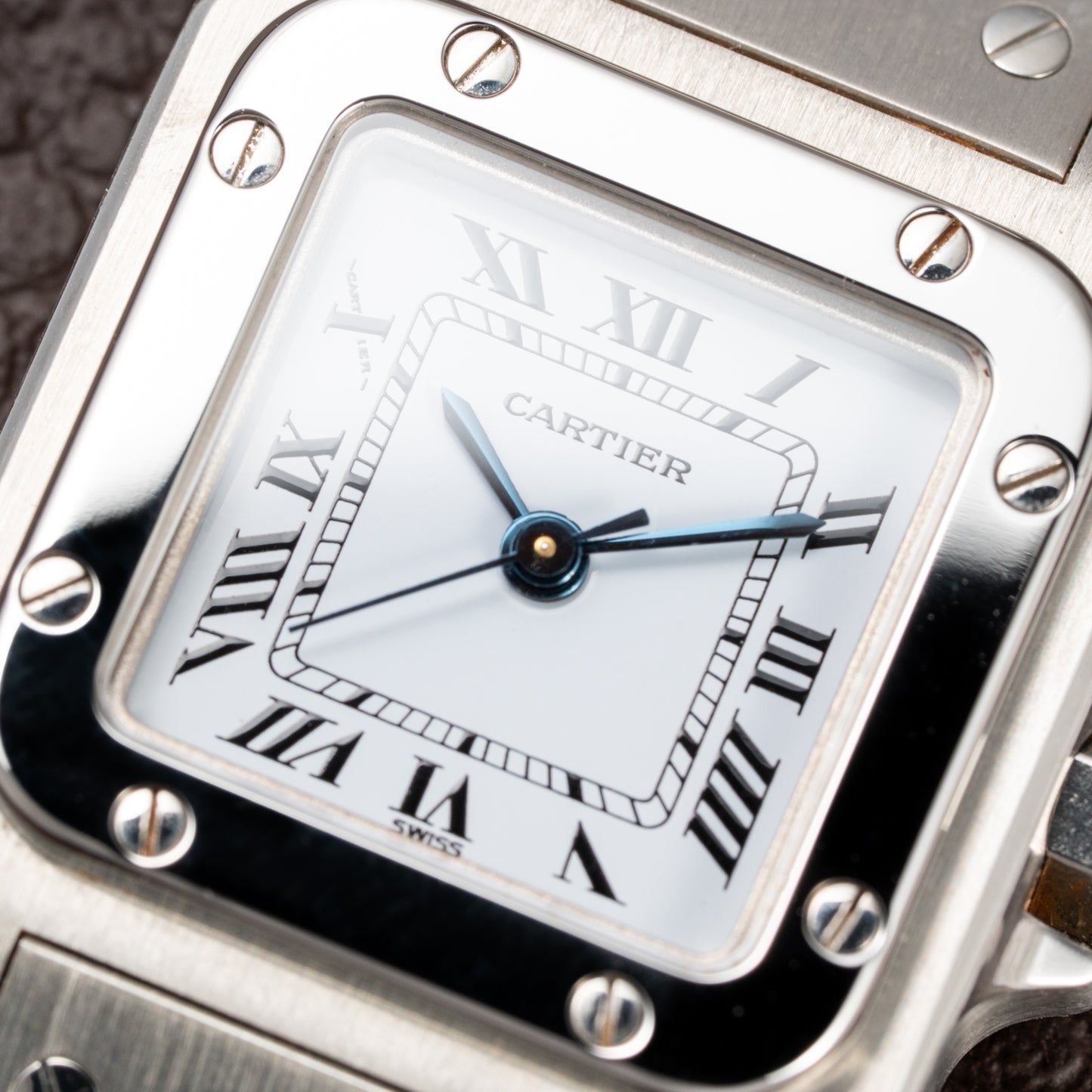 Cartier Santos 'Lady' Automatic Steel PM Full Set 'Unworn' Ref. 0901 from 1987