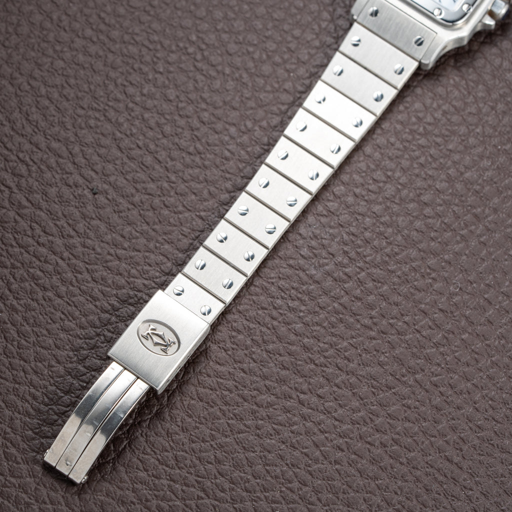 Cartier Santos 'Lady' Automatic Steel PM Full Set 'Unworn' Ref. 0901 from 1987