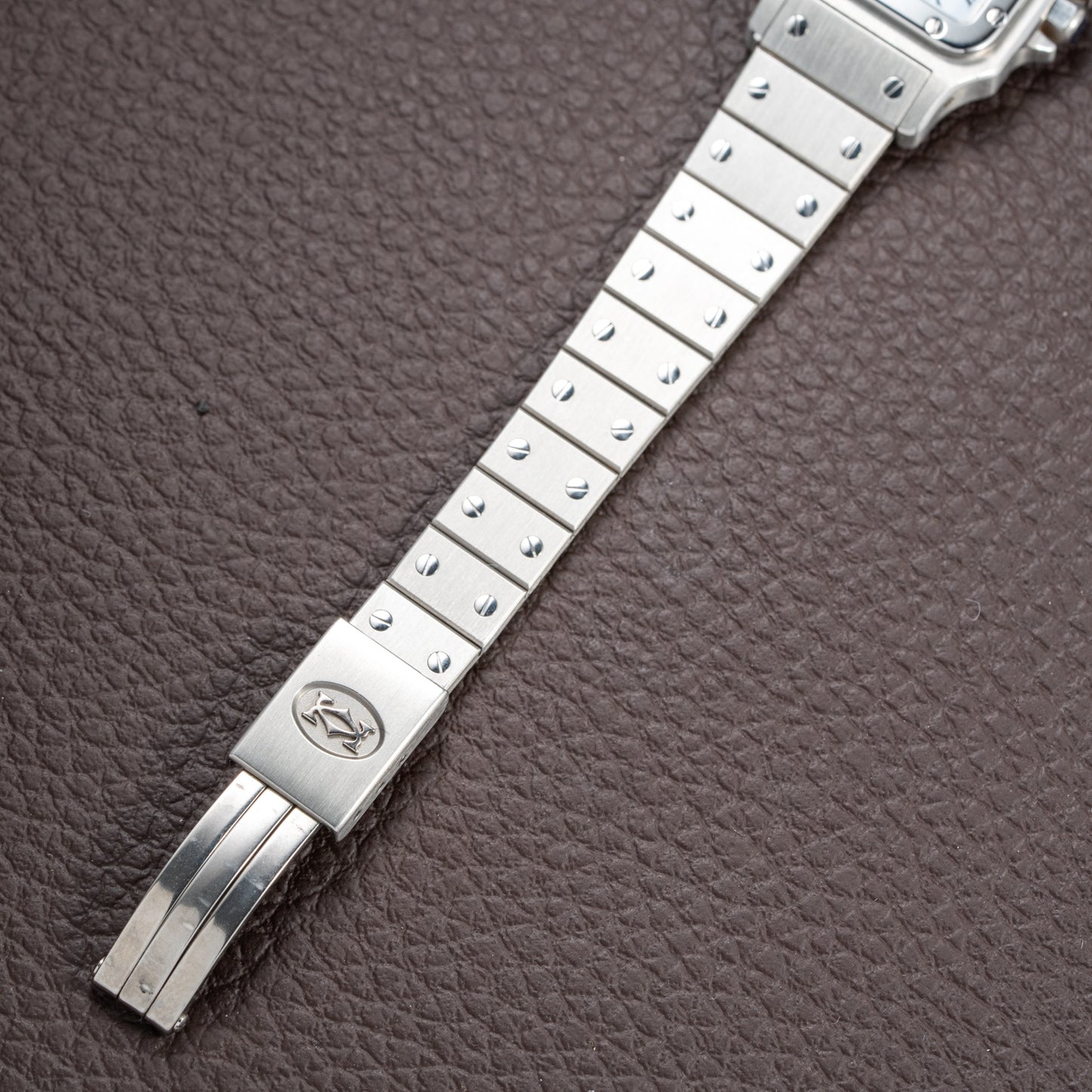 Cartier Santos 'Lady' Automatic Steel PM Full Set 'Unworn' Ref. 0901 from 1987