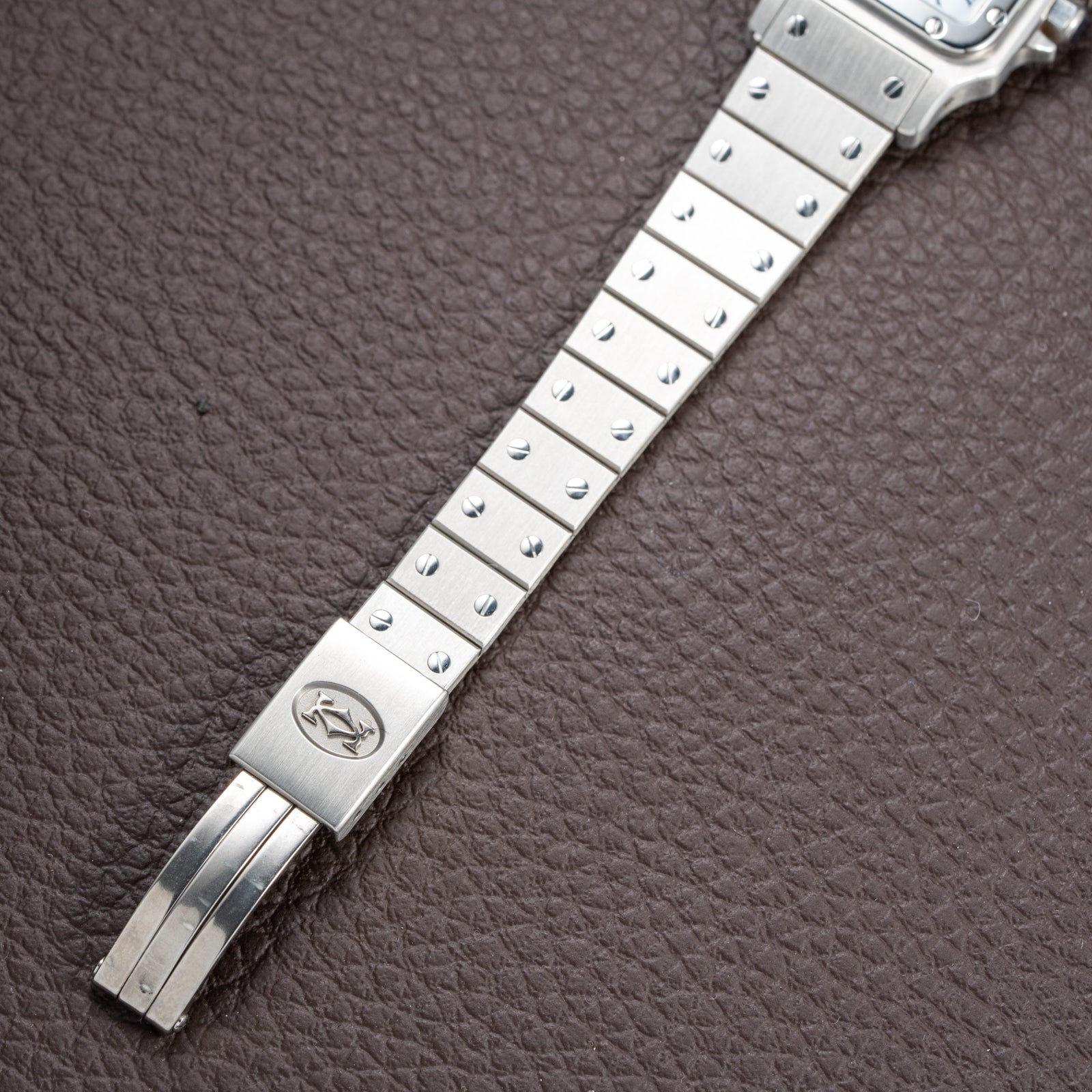 Cartier Santos 'Lady' Automatic Steel PM Full Set 'Unworn' Ref. 0901 from 1987