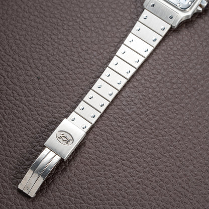 Cartier Santos 'Lady' Automatic Steel PM Full Set 'Unworn' Ref. 0901 from 1987