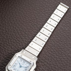 Cartier Santos 'Lady' Automatic Steel PM Full Set 'Unworn' Ref. 0901 from 1987
