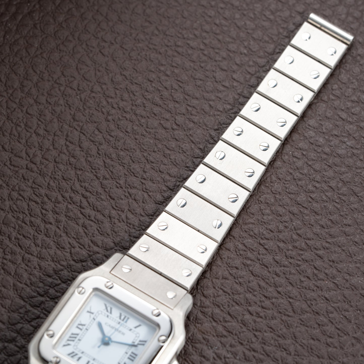 Cartier Santos 'Lady' Automatic Steel PM Full Set 'Unworn' Ref. 0901 from 1987