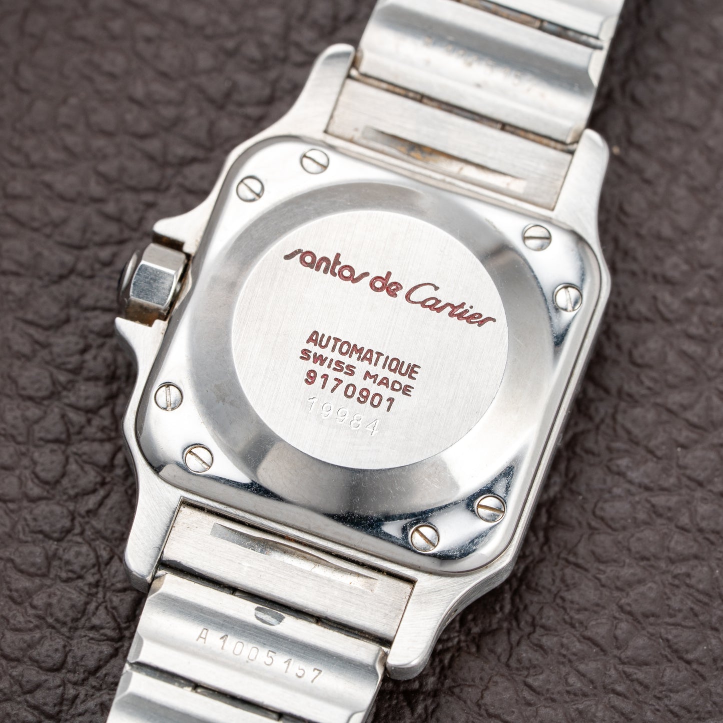 Cartier Santos 'Lady' Automatic Steel PM Full Set 'Unworn' Ref. 0901 from 1987