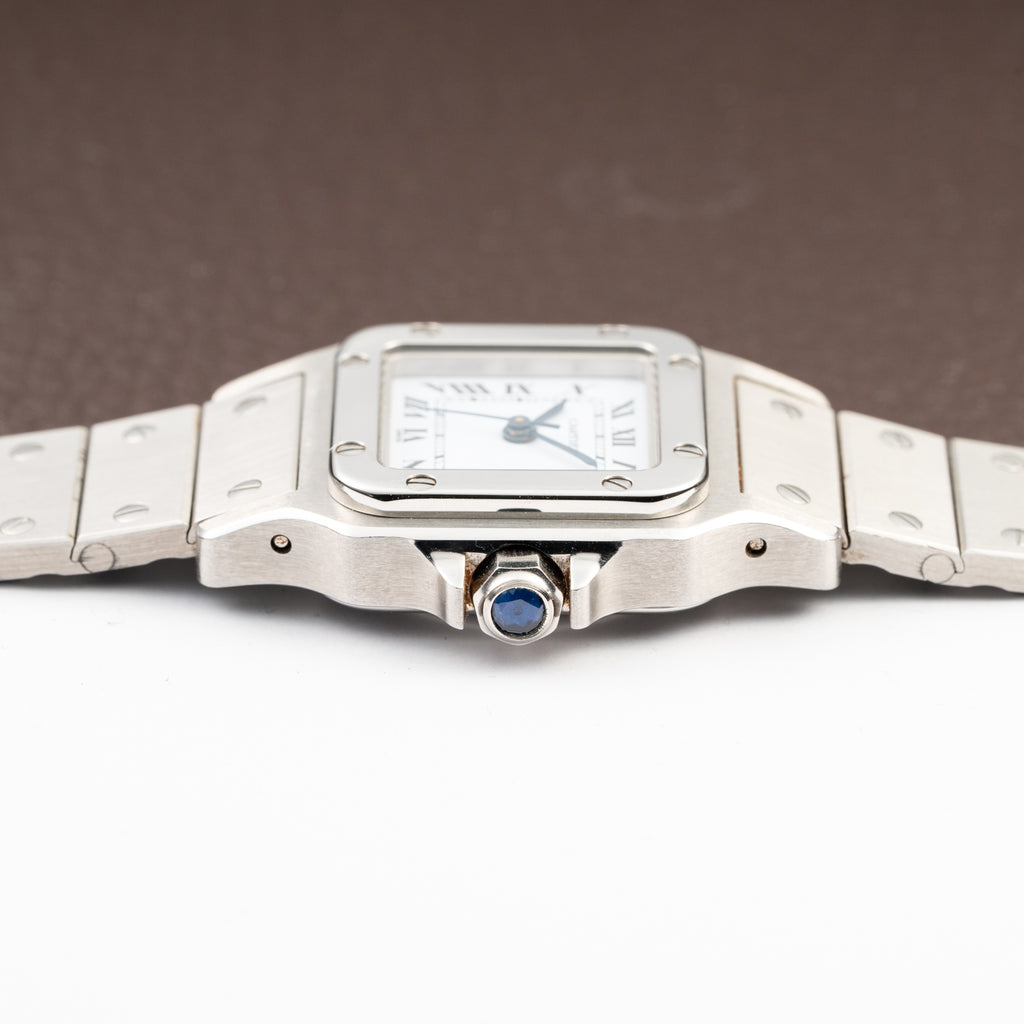 Cartier Santos 'Lady' Automatic Steel PM Full Set 'Unworn' Ref. 0901 from 1987