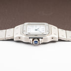 Cartier Santos 'Lady' Automatic Steel PM Full Set 'Unworn' Ref. 0901 from 1987