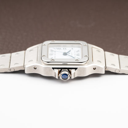 Cartier Santos 'Lady' Automatic Steel PM Full Set 'Unworn' Ref. 0901 from 1987