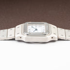 Cartier Santos 'Lady' Automatic Steel PM Full Set 'Unworn' Ref. 0901 from 1987