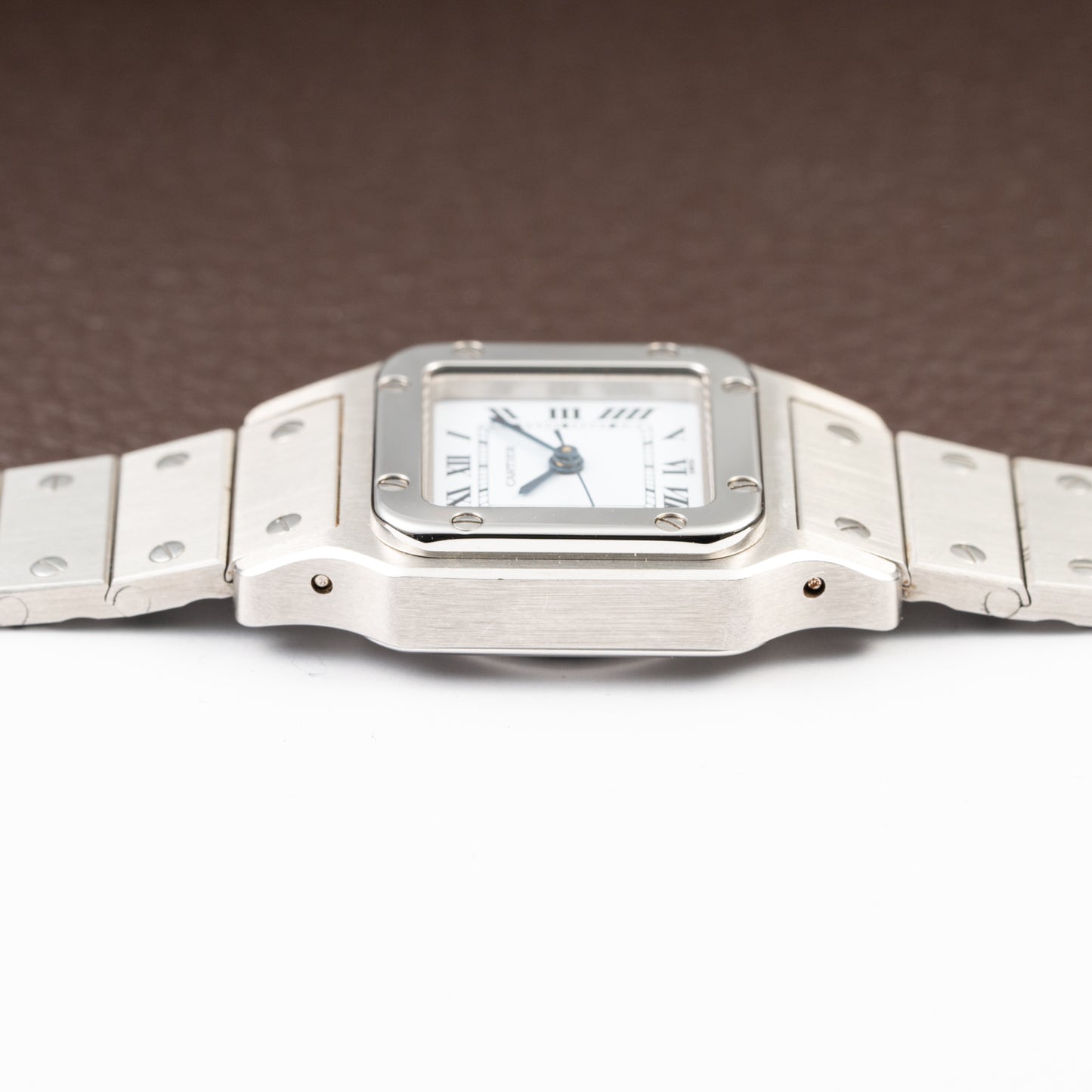 Cartier Santos 'Lady' Automatic Steel PM Full Set 'Unworn' Ref. 0901 from 1987