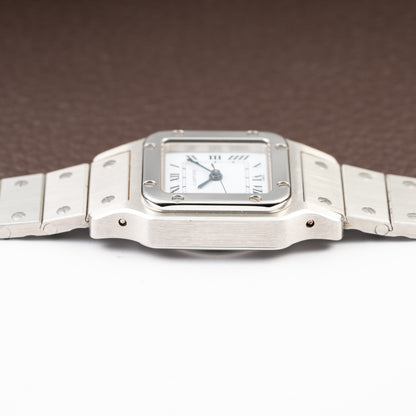 Cartier Santos 'Lady' Automatic Steel PM Full Set 'Unworn' Ref. 0901 from 1987