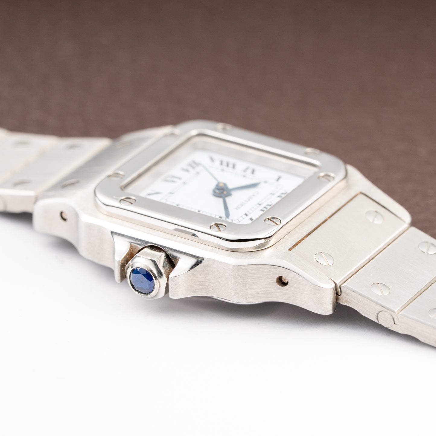 Cartier Santos 'Lady' Automatic Steel PM Full Set 'Unworn' Ref. 0901 from 1987
