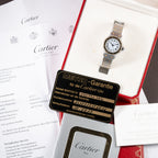Cartier Santos Octagon Gold & Steel Full Set Automatic PM Ref 0907 From 1987