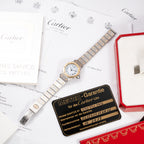 Cartier Santos Octagon Gold & Steel Full Set Automatic PM Ref 0907 From 1987