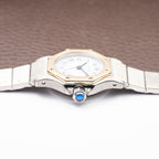 Cartier Santos Octagon Gold & Steel Full Set Automatic PM Ref 0907 From 1987