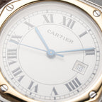 Cartier Santos Octagon GM Automatic Gold/Steel Full Set Ref. 2966 from 1985
