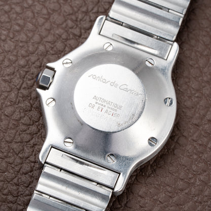 Cartier Santos Octagon GM Automatic Gold/Steel Full Set Ref. 2966 from 1985