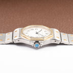 Cartier Santos Octagon GM Automatic Gold/Steel Full Set Ref. 2966 from 1985