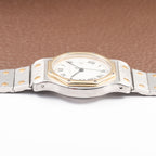 Cartier Santos Octagon GM Automatic Gold/Steel Full Set Ref. 2966 from 1985