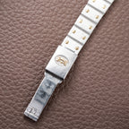 Cartier Santos Octagonal Gold Steel Automatic PM Ref 0907 from 1980s