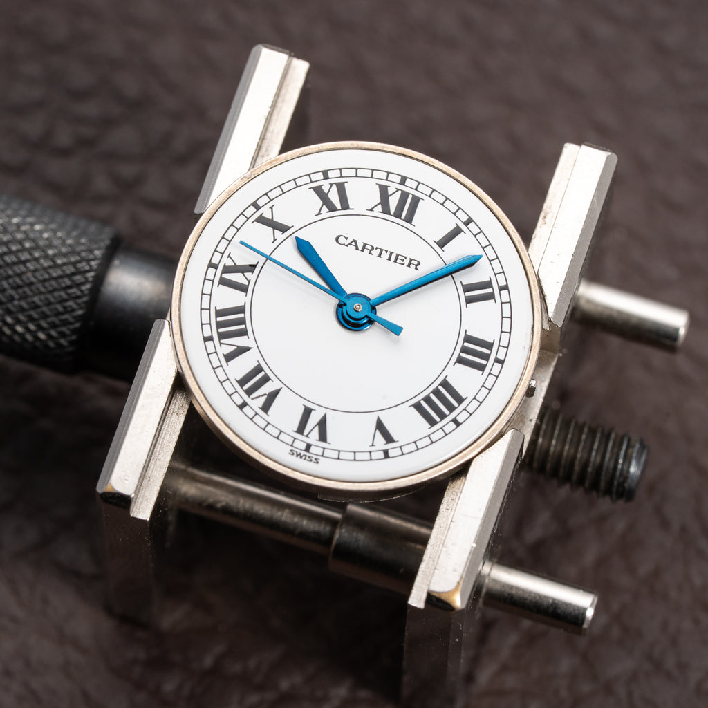 Cartier Santos Octagon Gold Steel Automatic Full Set Box Papers PM Ref 0907 from 1980