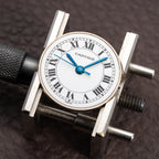 Cartier Santos Octagon Gold Steel Automatic Full Set Box Papers PM Ref 0907 from 1980