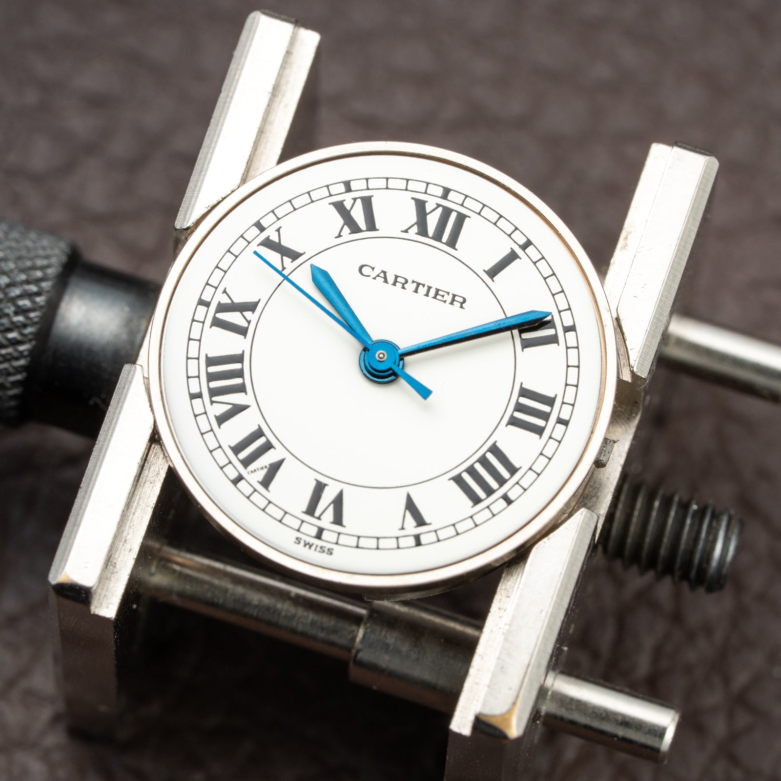 Cartier Santos Octagonal Gold Steel Automatic PM Ref 0907 from 1980s